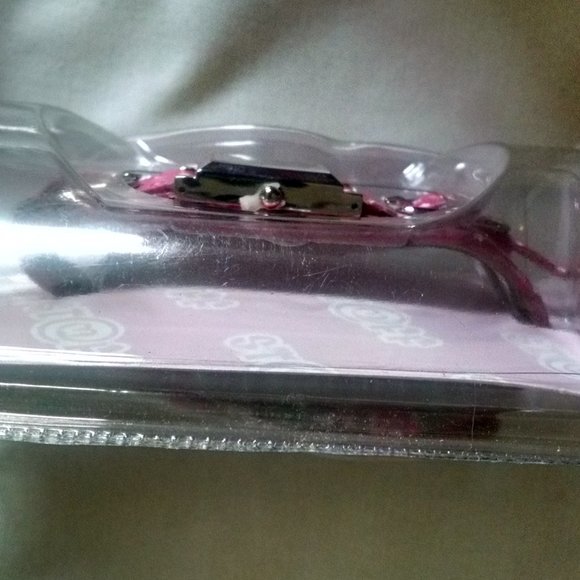 Girls Vintage Rare Adorable Pink Band Fun Fashion Wristwatch - Picture 7 of 9